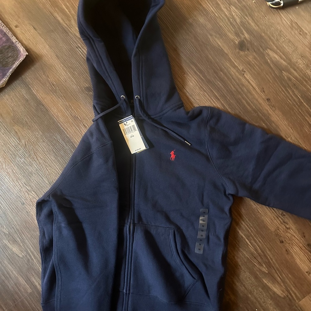 M Women’s Ralph Lauren Polo Navy Blue Hoodie